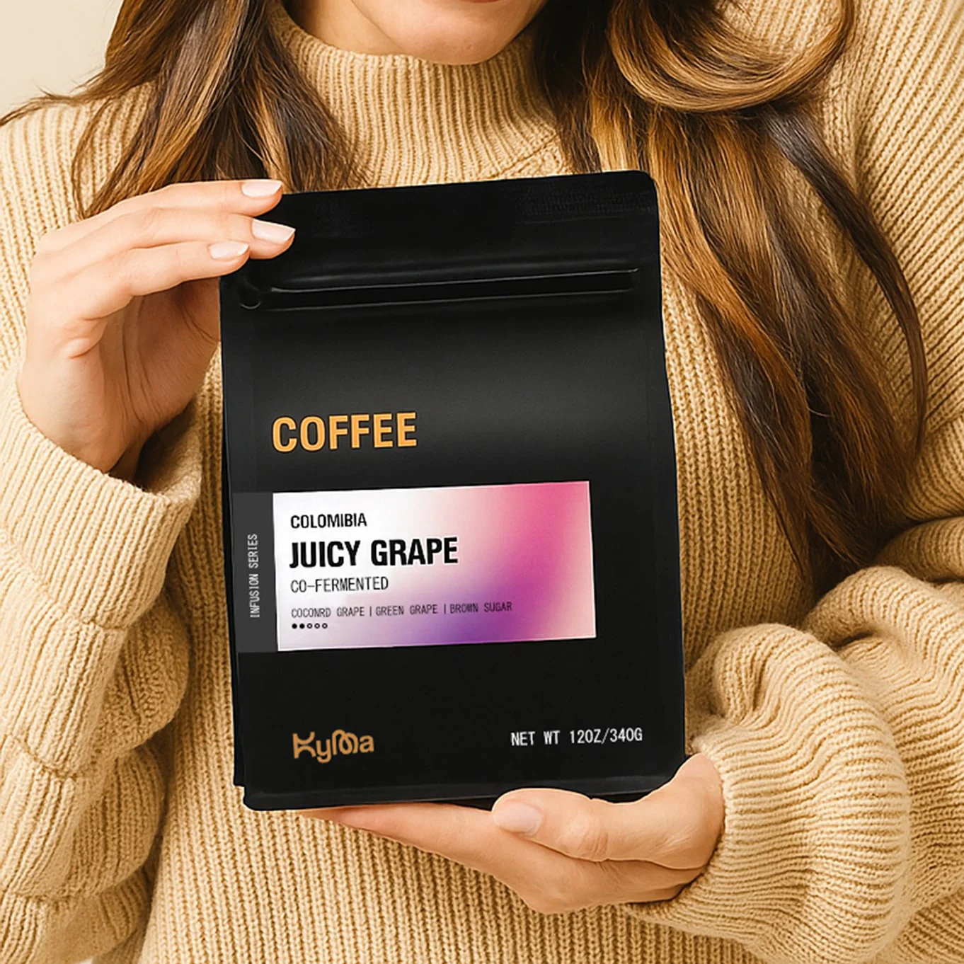 Grape Infused Colombia Coffee - Görsel 2