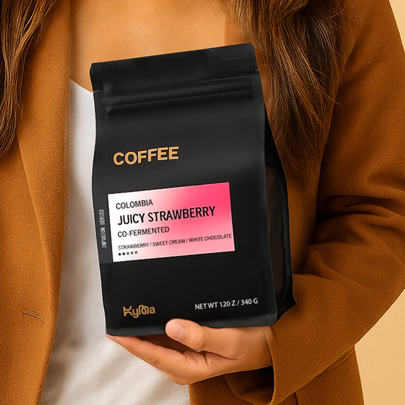 Strawberry Infused Craft Coffee - Görsel 2